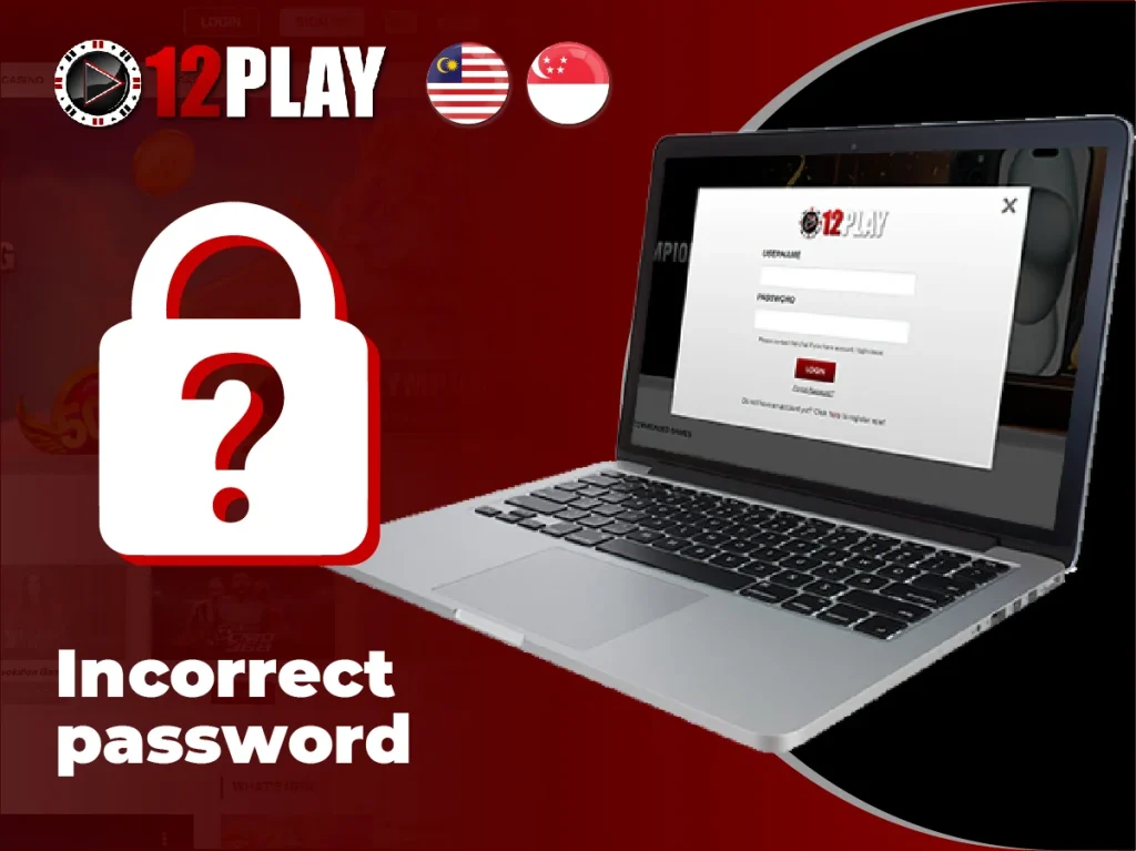 Incorrect password